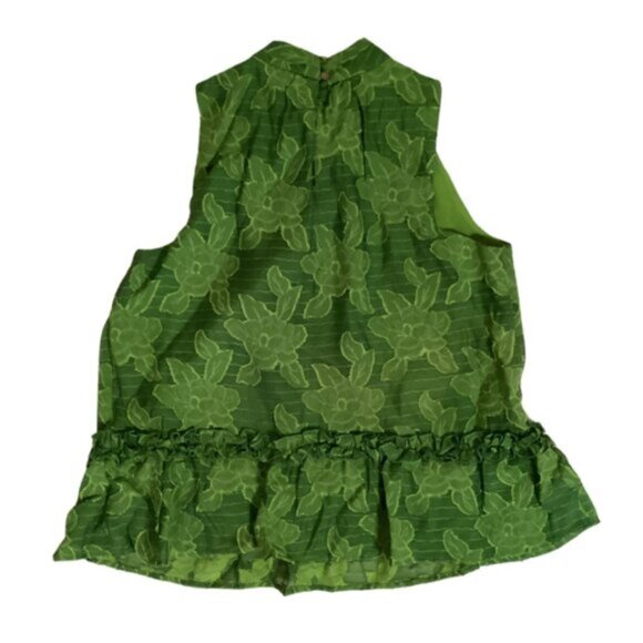 Anthropologie Tops - 💐 NWOT Anthropologie  Maeve Pretty "Green Blouse Size 12 🌺